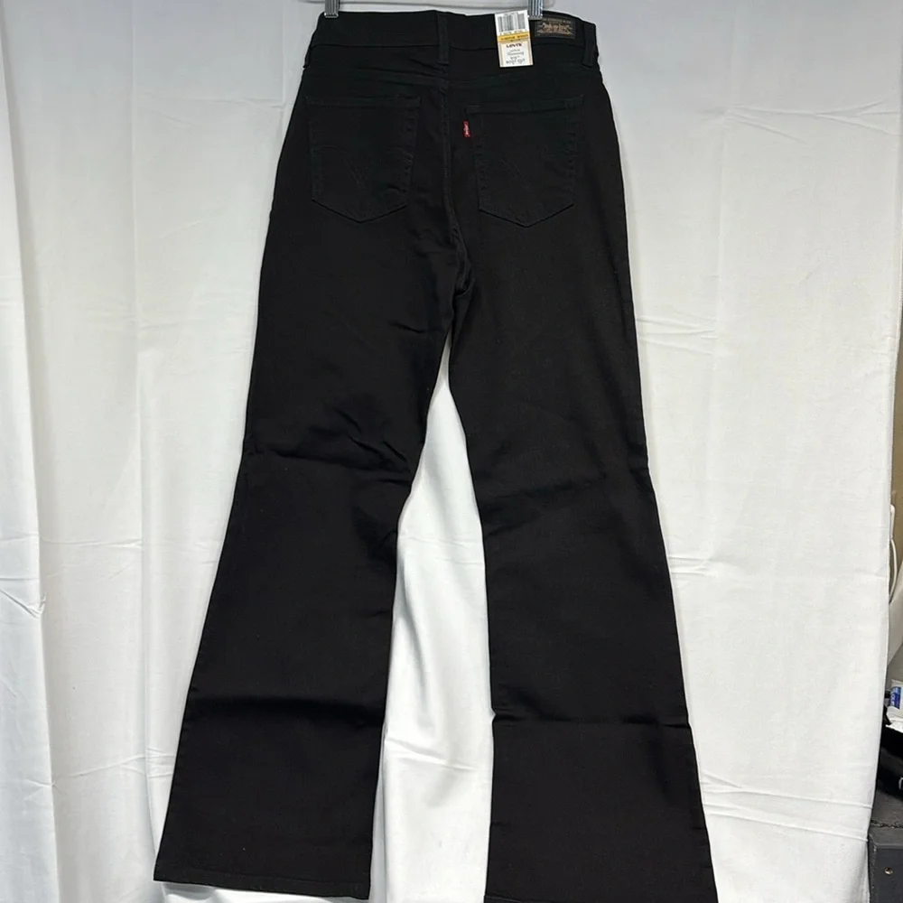 Levi’s 512 perfectly slimming flatten bootcut figure enhance Black Jeans - Picture 7 of 10